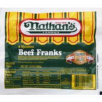 Nathan's Franks, Skinless, Beef