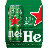 Heineken Beer, Original, 4 Pack