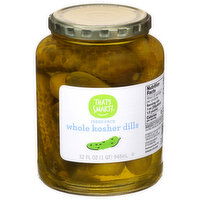 That's Smart! Pickles, Kosher Dills, Whole - 32 Fluid ounce 