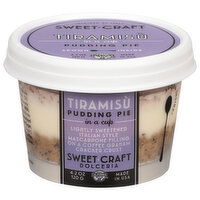 Sweet Craft Dolceria Pudding Pie, in a Cup, Tiramisu - 4.2 Ounce