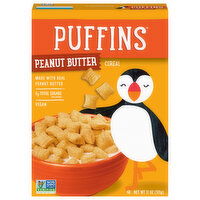 Puffins Cereal, Peanut Butter - 11 Ounce 