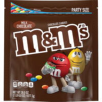 M&M'S Chocolate Candies, Milk Chocolate, Party Size - 38 Ounce 