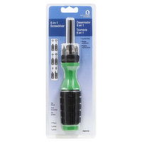 Helping Hand Screw Driver, 6-in-1 - 1 Each 