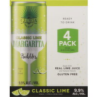 Rancho La Gloria Wine Cocktail, Classic Lime, Margarita, 4 Pack