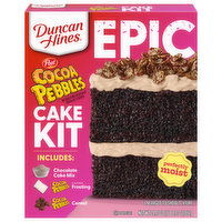 Duncan Hines Cake Kit, Post Cocoa Pebbles - 24.37 Ounce 