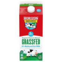 Horizon Organic Milk, Organic, 2% Reduced Fat, Grassfed