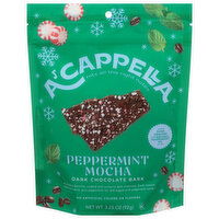 A'Cappella Dark Chocolate Bark, Peppermint Mocha