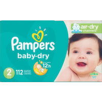 Pampers Diapers, Sesame Street, 2 (12-18 lb), Super Pack - 112 Each 