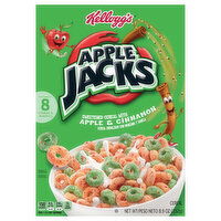 Apple Jacks Cereal, Apple & Cinnamon - 8.9 Ounce 