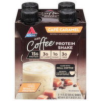 Atkins Protein Shake, Iced Coffee, Cafe Caramel - 4 Each 