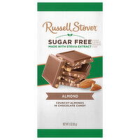 Russell Stover Chocolate Candy, Sugar Free, Almond - 3 Ounce 