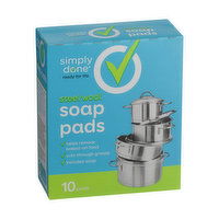 Simply Done Steel Wool Soap Pads - 10 Each 