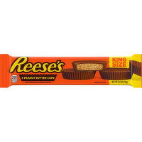 Reese's Peanut Butter Cups, Milk Chocolate & Peanut Butter, King Size - 4 Each 