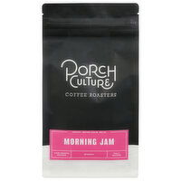 Porch Culture Coffee Roasters Coffee, Whole Bean, Morning Jam - 12 Ounce 