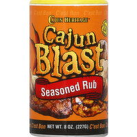 Cajun Heritage Seasoned Rub - 8 Ounce 