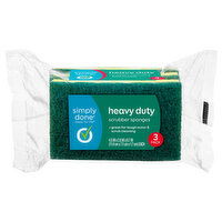 Simply Done Scrubber Sponges, Heavy Duty - 3 Each 