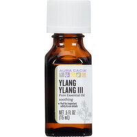 Aura Cacia Pure Essential Oil, Ylang Ylang III, Soothing - 0.5 Fluid ounce 