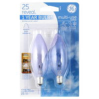 GE Light Bulbs, Blunt Tip, Soft White, 25 Watts