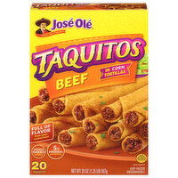 Jose Ole Beef Taquitos - 20 Each