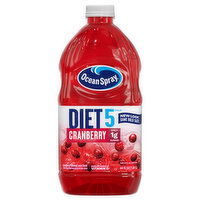 Ocean Spray Juice, Cranberry, Diet 5 Cals - 64 Fluid ounce 