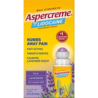 Aspercreme Pain Relief Liquid, Max Strength, with Lavender Essential Oil