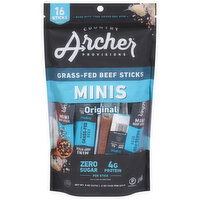 Country Archer Beef Sticks, Grass-Fed, Original, Minis