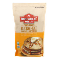 Arrowhead Mills Pancake & Waffle Mix, Organic, Buckwheat - 26 Ounce 