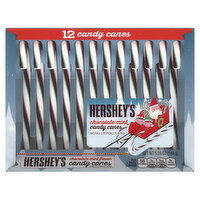 Hershey's Candy Canes, Chocolate Mint - 12 Each 