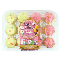 Cafe Valley Bakery 12ct Spring Vanilla Mini Cupcakes - 12 Each 