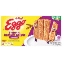 Eggo French Toaster Sticks, Cinnamon - 32 Each 