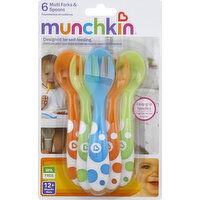 Munchkin Forks & Spoons, Multi, 12+ Months - 6 Each 