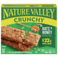 Nature Valley Granola Bars, Oats 'n Honey, Crunchy - 6 Each 