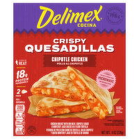 Delimex Quesadillas, Chipotle Chicken, Crispy, 2 Pack - 2 Each 