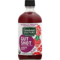 Farmhouse Culture Gut Shot, Ginger Beet - 16 Ounce 