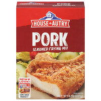 House-Autry Frying Mix, Seasoned, Pork - 8 Ounce 