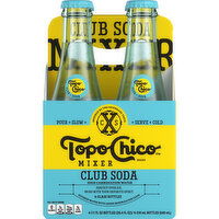 Topo Chico  Mixer Club Soda Glass Bottle - 7.1 Fluid ounce 