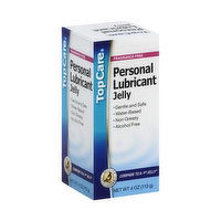 Topcare Personal Lubricant, Fragrance Free, Jelly - Water Based - 4 Ounce 