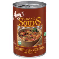 Amy's Organic Fire Roasted Southwestern Vegetable Soup, Gluten free, 14.3 oz. - 14.3 Ounce 