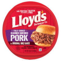 Lloyd's Pork, in Original BBQ Sauce, Seasoned Shredded