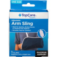 TopCare Arm Sling, Maximum Support, Adjustable, One Size - 1 Each 