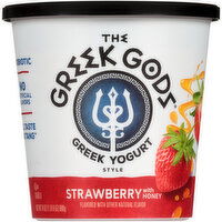 The Greek Gods Strawberry with Honey Greek Style Yogurt - 24 Ounce 