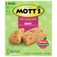 Mott's Berry Soft Baked Bars - 6 Each