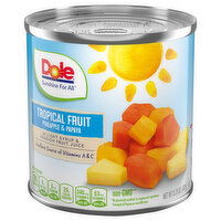 Dole Tropical Fruit, Pineapple & Papaya - 15.25 Ounce 