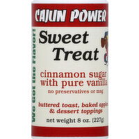 Cajun Power Sugar, Cinnamon with Pure Vanilla