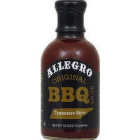 Allegro BBQ Sauce, Tennessee Style, Original - 18 Ounce 