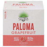 Rancho La Gloria Agave Wine Cocktail, Paloma, Grapefruit, 4 Pack - 4 Each