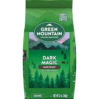 Green Mountain Coffee Roasters Coffee, 100% Arabica, Ground, Dark Roast, Dark Magic - 12 Ounce 