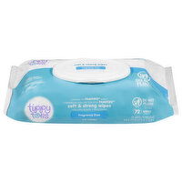 Tippy Toes Soft & Strong Fragrance Free Wipes - 72 Each