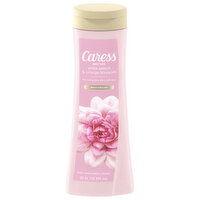 Caress Body Wash, White Peach & Orange Blossom, Daily Silk, Moisturizing - 20 Fluid ounce 