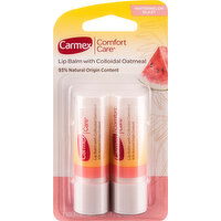 Carmex Lip Balm, with Colloidal Oatmeal, Watermelon Blast - 2 Each 